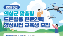 의성군, 드론 활용 전문인재 양성 박차…전문인력 교육생 모집